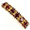 Image 1 : Natural Top Rich Orange Mozambique Garnet Bracelet