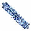 Image 1 : Natural Unheated Oval Blue Kyanite Bangle