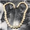 Image 1 : 8-9mm Cultured Pearls & Sterling Silver 18" Necklace