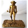 Image 1 : Late 19thc Victorian Gold Gilded Bronze Figure of a Squire, Country Gentleman