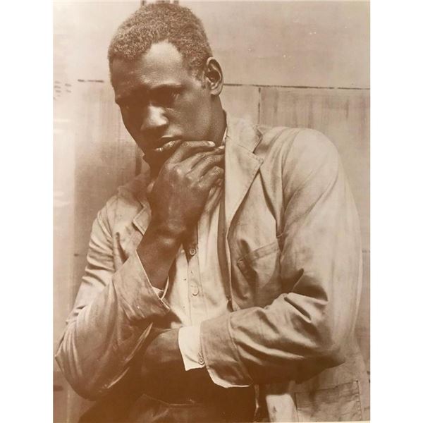 African American History, Thinker, Sepia Photo Print