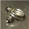Image 2 : Herkimer Diamond & Sterling Silver Modern Ring