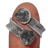 Image 4 : Herkimer Diamond & Sterling Silver Modern Ring