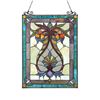 Image 2 : Tiffany-style Victorian Stained Art Glass Window Panel