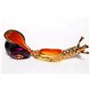 Image 2 : Adorable Enamel Gilt & Crystal Snail Trinket Jewel Box