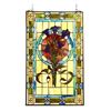 Image 1 : Tulips Stained Art Glass Hanging Window Panel