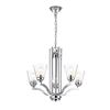 Image 1 : Modern Style Chrome Finish Chandelier