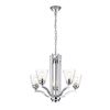 Image 2 : Modern Style Chrome Finish Chandelier