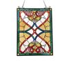 Image 1 : Stained Art Glass Hanging Window Panel