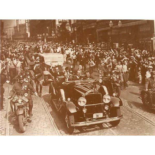 Roosevelt in Atlanta, Georgia 1932 Campaign Sepia Photo Print