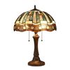 Image 1 : Tiffany-style Mission Stained Glass Table Lamp