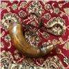 Image 2 : Older Reproduction Revolutionary War Powder Horn, Theatre Movie Prop