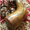 Image 5 : Older Reproduction Revolutionary War Powder Horn, Theatre Movie Prop