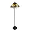 Image 1 : Victorian Style Stained Glass Floor Lamp