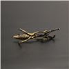 Image 2 : Brass Praying Mantis Ornament