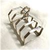 Image 1 : 1930's Art Deco Sterling Silver Toast Rack