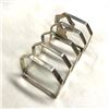 Image 2 : 1930's Art Deco Sterling Silver Toast Rack