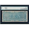 Image 2 : 1864 $10 T-68 Confederate PMG 64