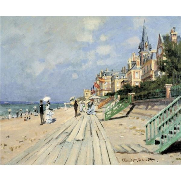 Claude Monet - Beach at Trouville