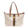 Image 1 : MCM White Shopper Tote Bag