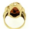 Image 8 : Antique 10kt Rose and Green Gold Carved Cameo and Diamond Ring