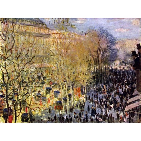 Claude Monet - Boulevard des Capucines in Paris