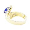 Image 3 : 1.64 ctw Sapphire And Diamond Ring - 14KT Yellow Gold