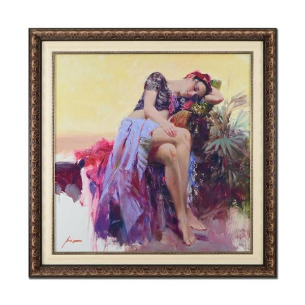 Pino (1939-2010), "Siesta" Framed Limited Edition Artist-Embellished Giclee on C