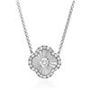 Image 1 : 18k Gold 0.13CTW Diamond Necklace, (SI2/H)