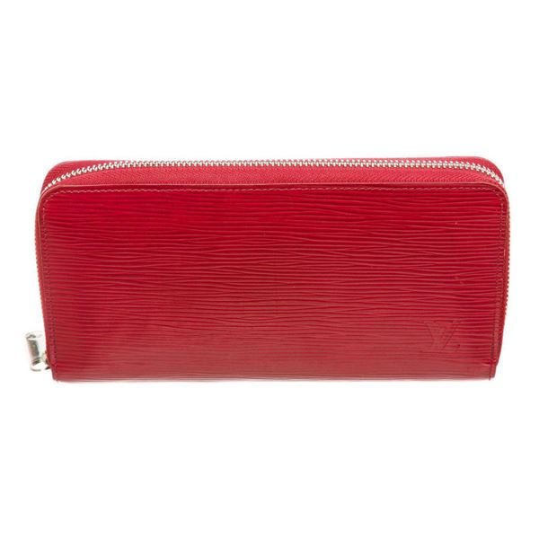 Louis Vuitton Pink Epi Leather Monogram Zippy Wallet