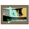 Image 1 : Claudio Santini, "Domestic landscape" Framed Hand Signed Limited Edition on Canv