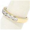 Image 6 : 14k Yellow Gold 1.05 ctw Round Diamond Band Ring