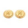 Image 1 : Chanel Gold CC Earrings