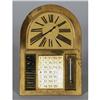 Image 1 : TIFFANY BRONZE DESK CLOCK with perpetual cale