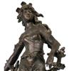 Image 2 : CAST METAL FIGURE OF A CLASSICAL MAIDEN 29 1/