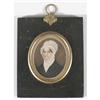 Image 1 : FOLK MINATURE PORTRAIT OF A LADY, with ruffle
