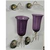 Image 2 : PAIR OF PAK TONG HURRICANE CANDLE LAMP SCONCE