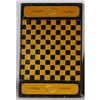 Image 1 : AMERICAN YELLOW AND BLACK PAINTED GAMEBOARD l