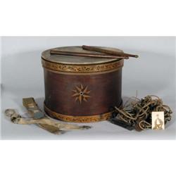 CIVIL WAR ERA DRUM from estate of Carl Schleg