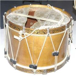 HENRY EISELE DRUM, CIVIL WAR ERA with stencil