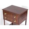 Image 2 : NEW YORK FEDERAL TWO-DRAWER MAHOGANY STAND wi