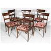 Image 1 : SET OF SIX FEDERAL SABER LEG DINING CHAIRS ci
