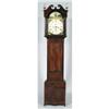Image 1 : GEORGE III MAHOGANY TALL CLOCK with painted f