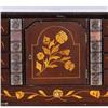 Image 3 : DUTCH MARQUETRY BOMBAY DESK the lid concealin
