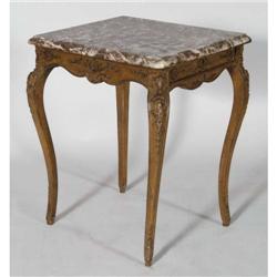 FRENCH LOUIS XV SIDE TABLE with drawer and ma