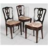 Image 1 : SET OF 3 CONTINENTAL NEOCLASSICAL SIDE CHAIRS