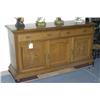 Image 1 : CARVED OAK SIDEBOARD, 72" long, circa 1910