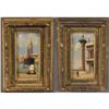 Image 1 : P. SARTI (ITALIAN SCHOOL), a pair of 10"x5" o