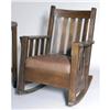 Image 1 : HARDEN SLAT SIDE OAK ROCKER unsigned, origina