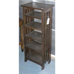 MISSION OAK MAGAZINE STAND CONDITION: excelle